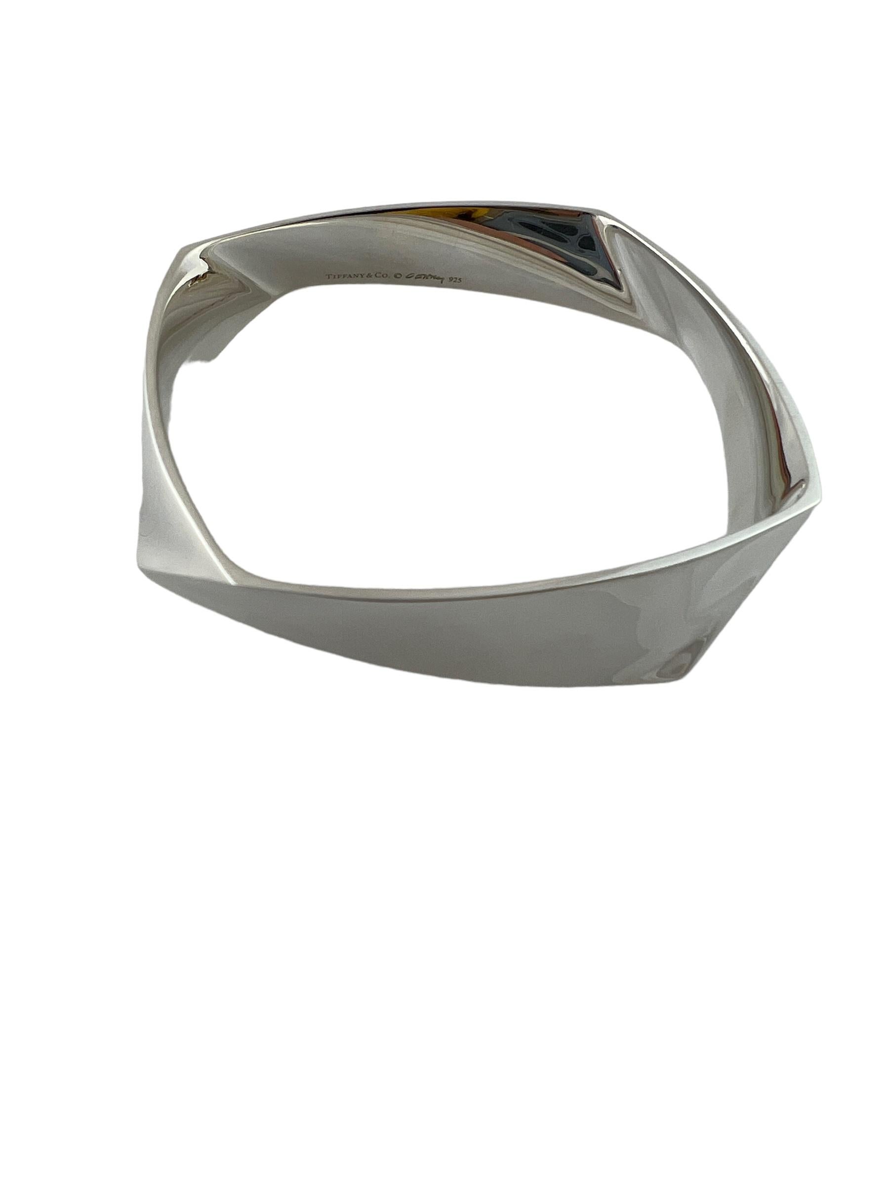 Women's Tiffany & Co. Frank Gehry Sterling Silver Torque Bangle Bracelet