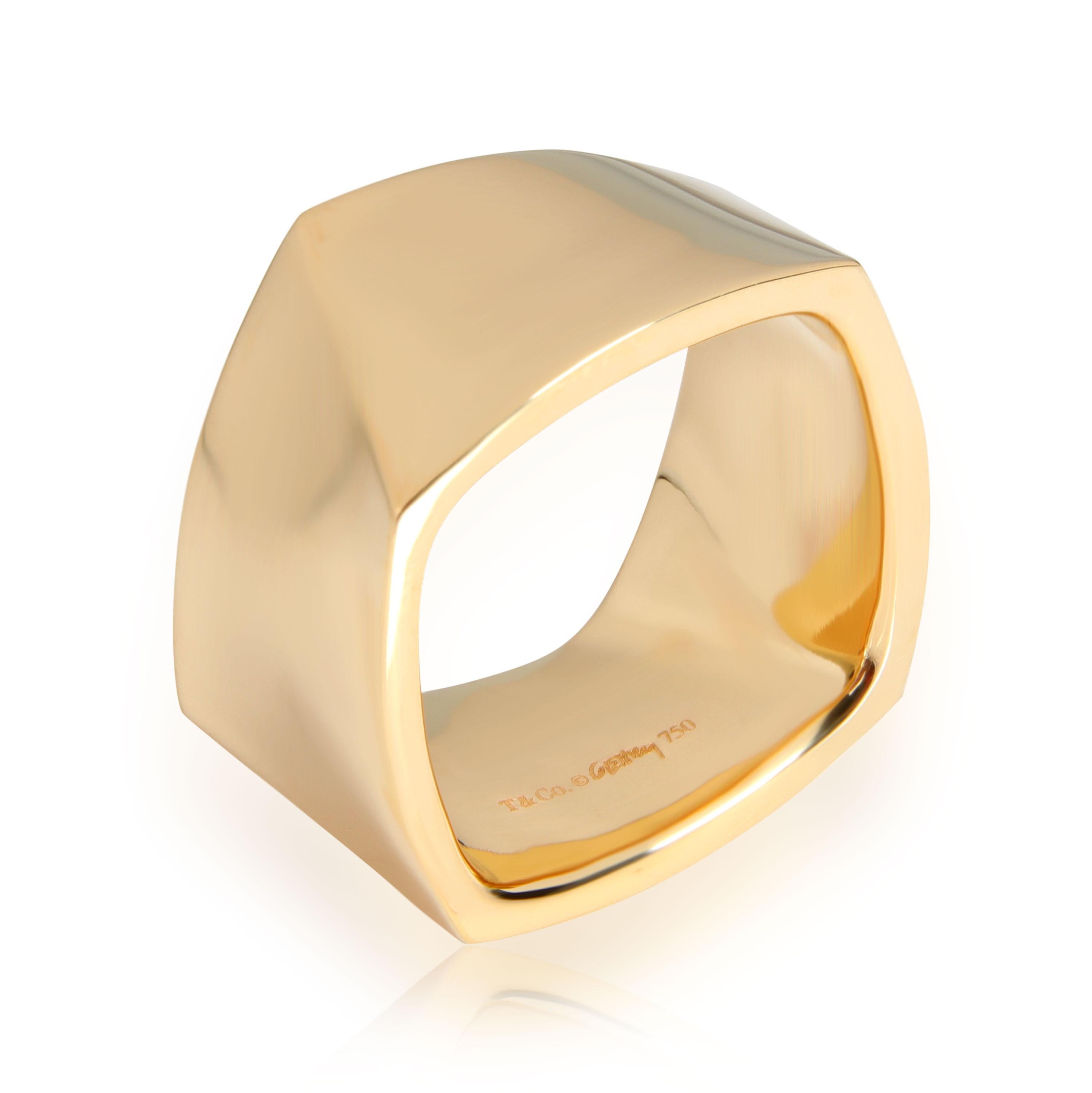 Tiffany & Co. Frank Gehry Torque Band in 18K Yellow Gold In Excellent Condition In New York, NY