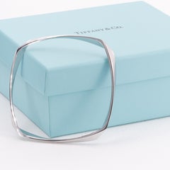Tiffany & Co. Frank Gehry Torque Bangle Bracelet in 18 Karat White Gold