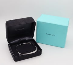 TIFFANY & CO. Frank Gehry Torque Bangle In 18Kt White Gold With 1.56 Ctw Diamond
