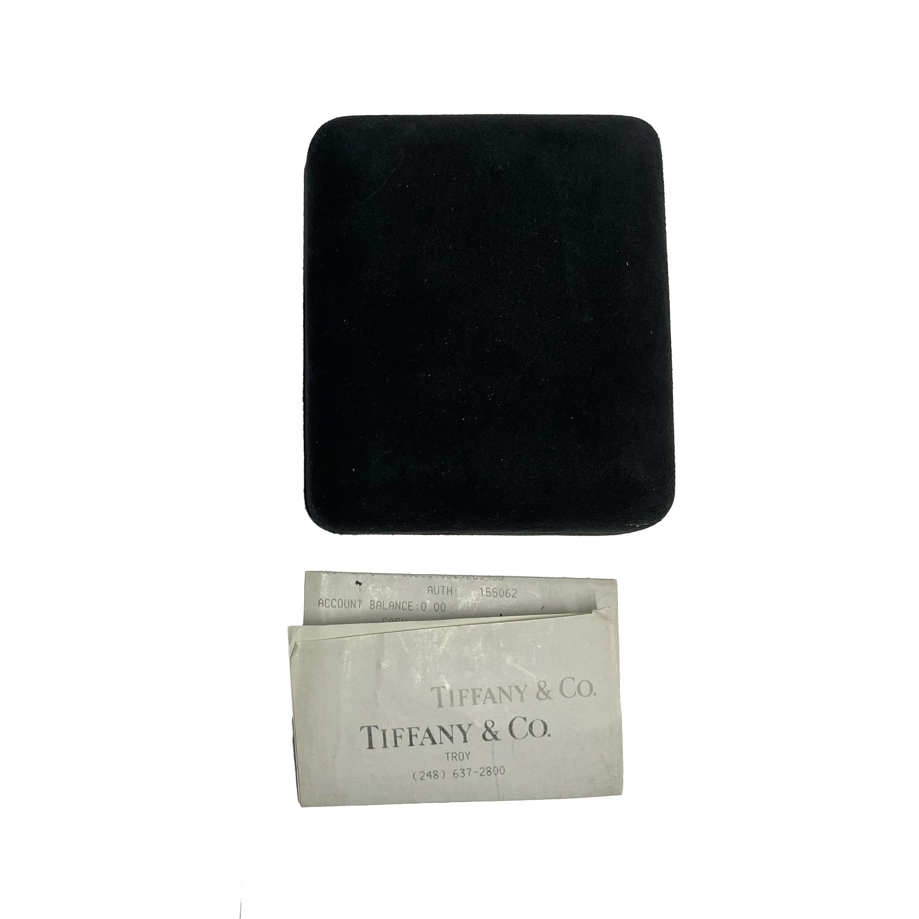 Tiffany & Co. Frank Gehry Torque Cube Drop Earring in 18k White Gold 0.40 CTW For Sale 1