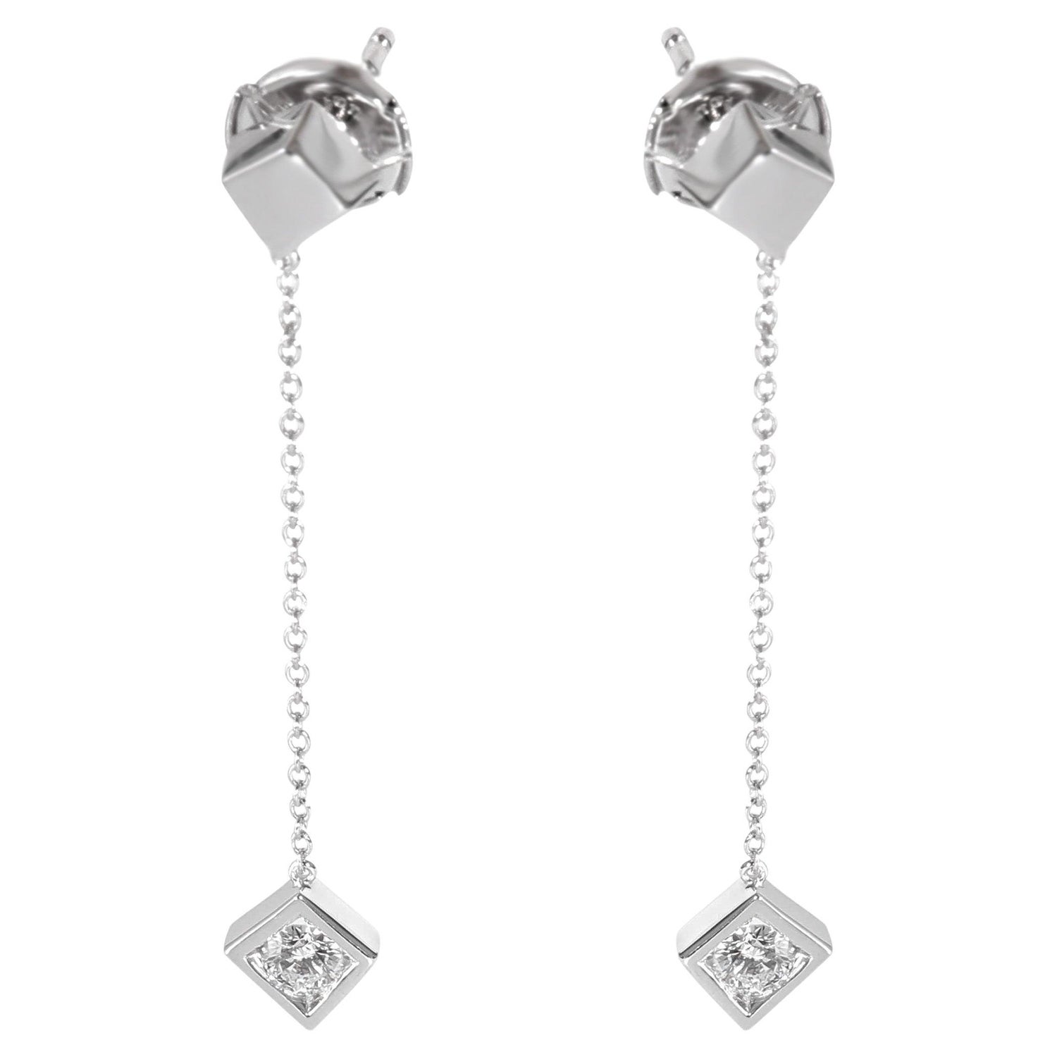 Louis Vuitton dentelle Earrings in 18K White Gold 0.80 ctw - Earrings / White Gold | Pre-owned & Certified | used Second Hand | Womens