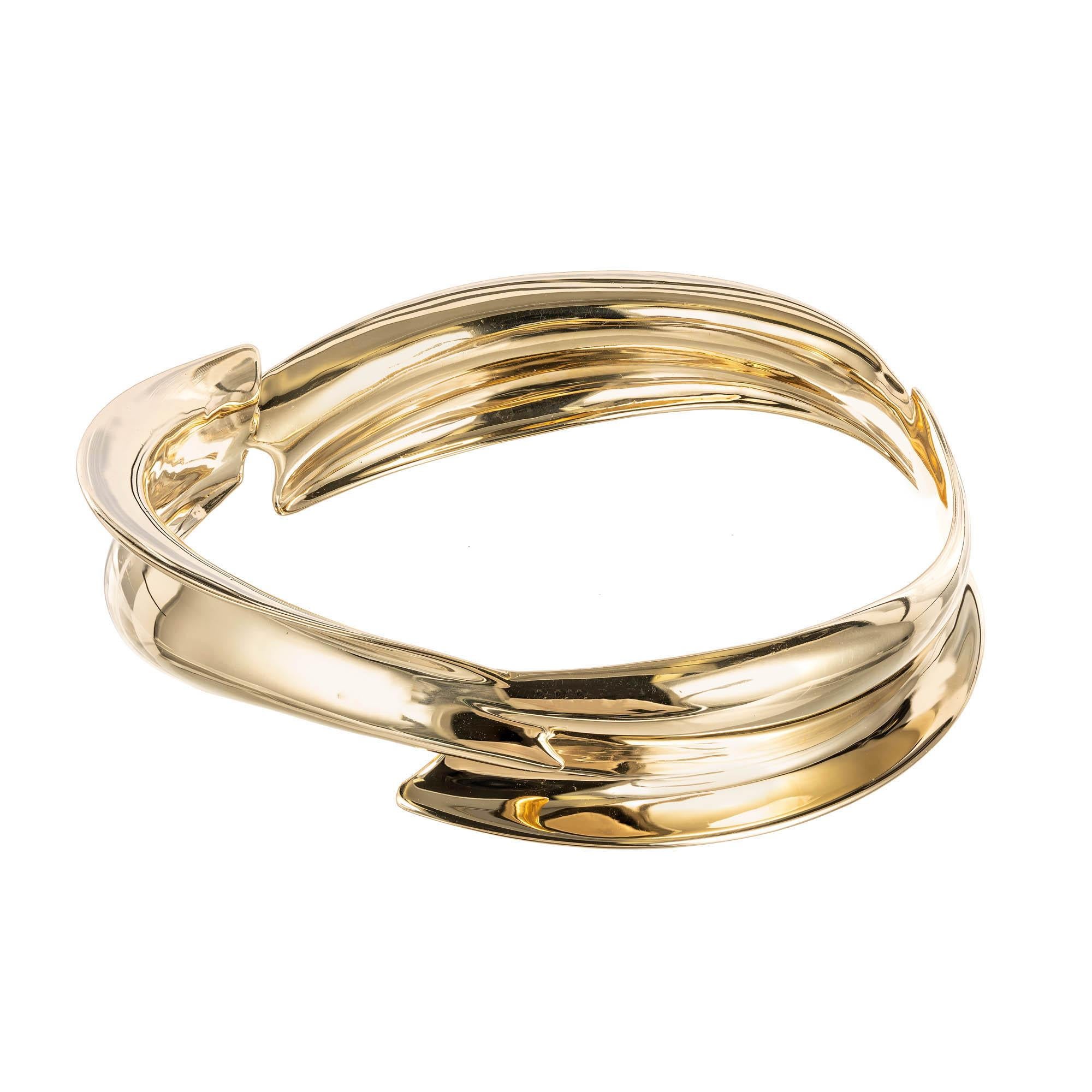 tiffany gold bangle