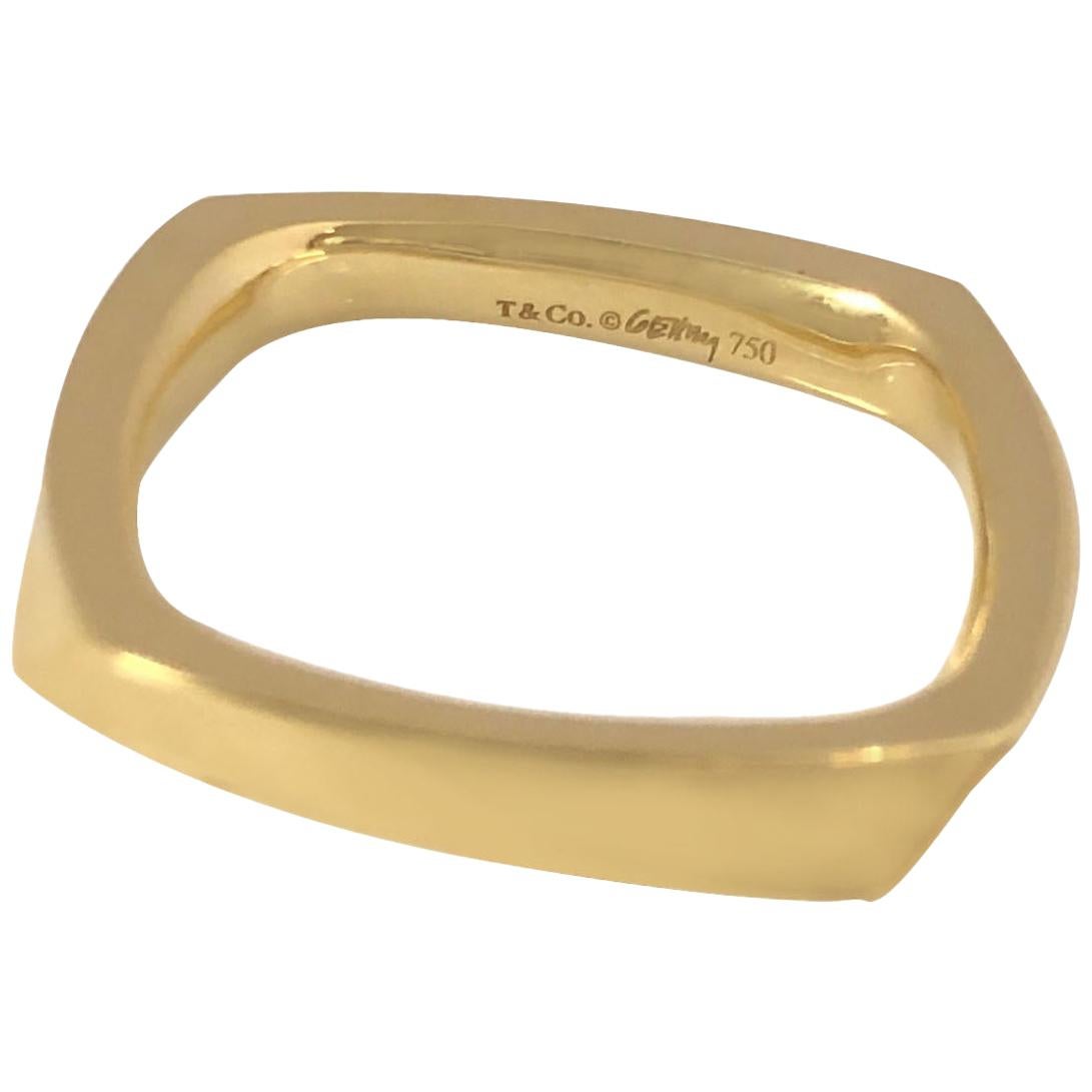 Tiffany & Co. Frank Gehry Yellow Gold Torque Ring