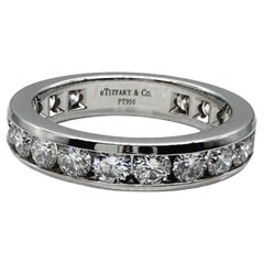 Tiffany & Co. Full Circle Diamond Channel Set Eternity Band 1.80tcw Plat