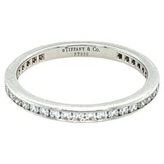 Tiffany & Co. Anneau de mariage à diamant en forme de cercle 0,55ct