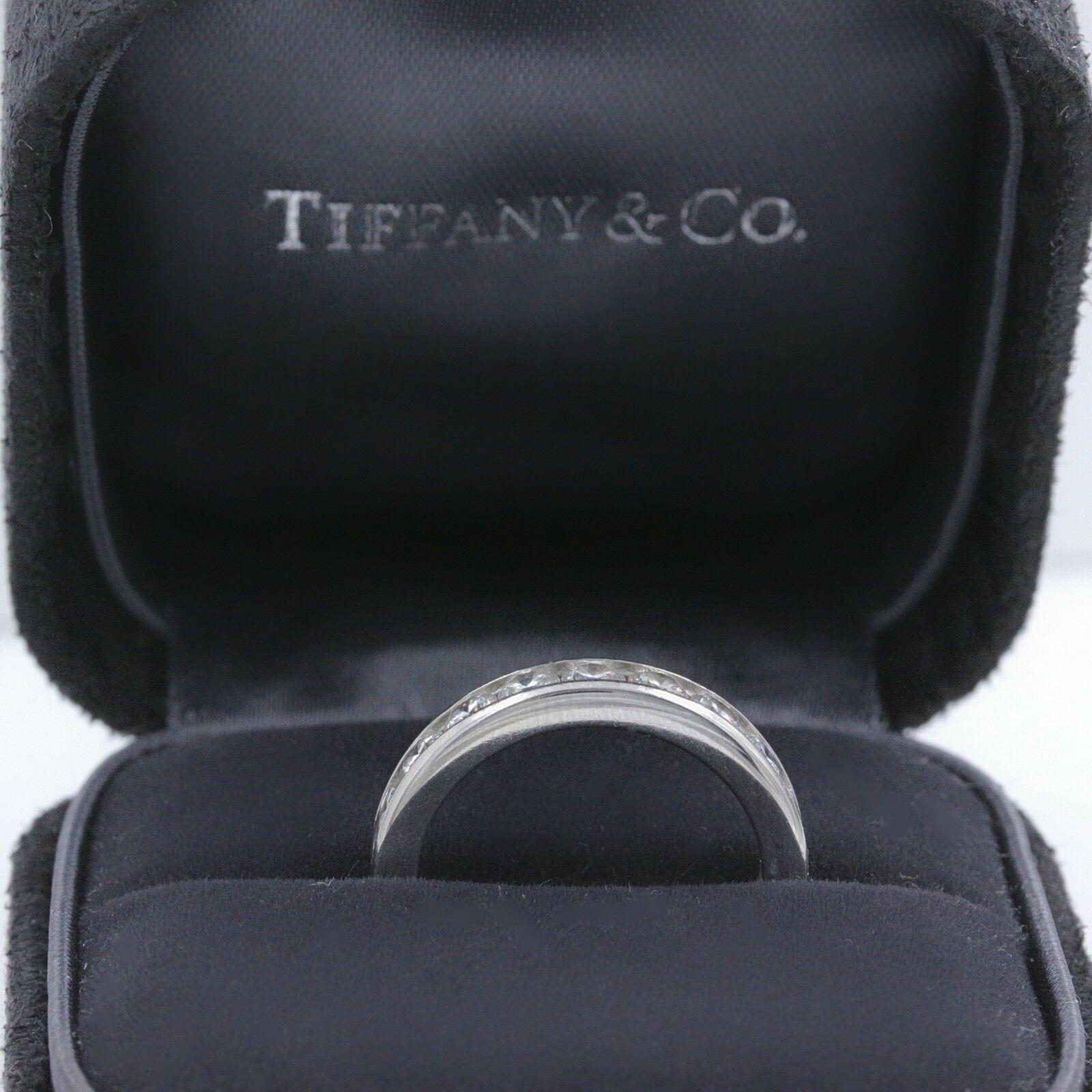 Women's Tiffany & Co. Full Circle Platinum Diamond Eternity Band Ring 1.80 Carat