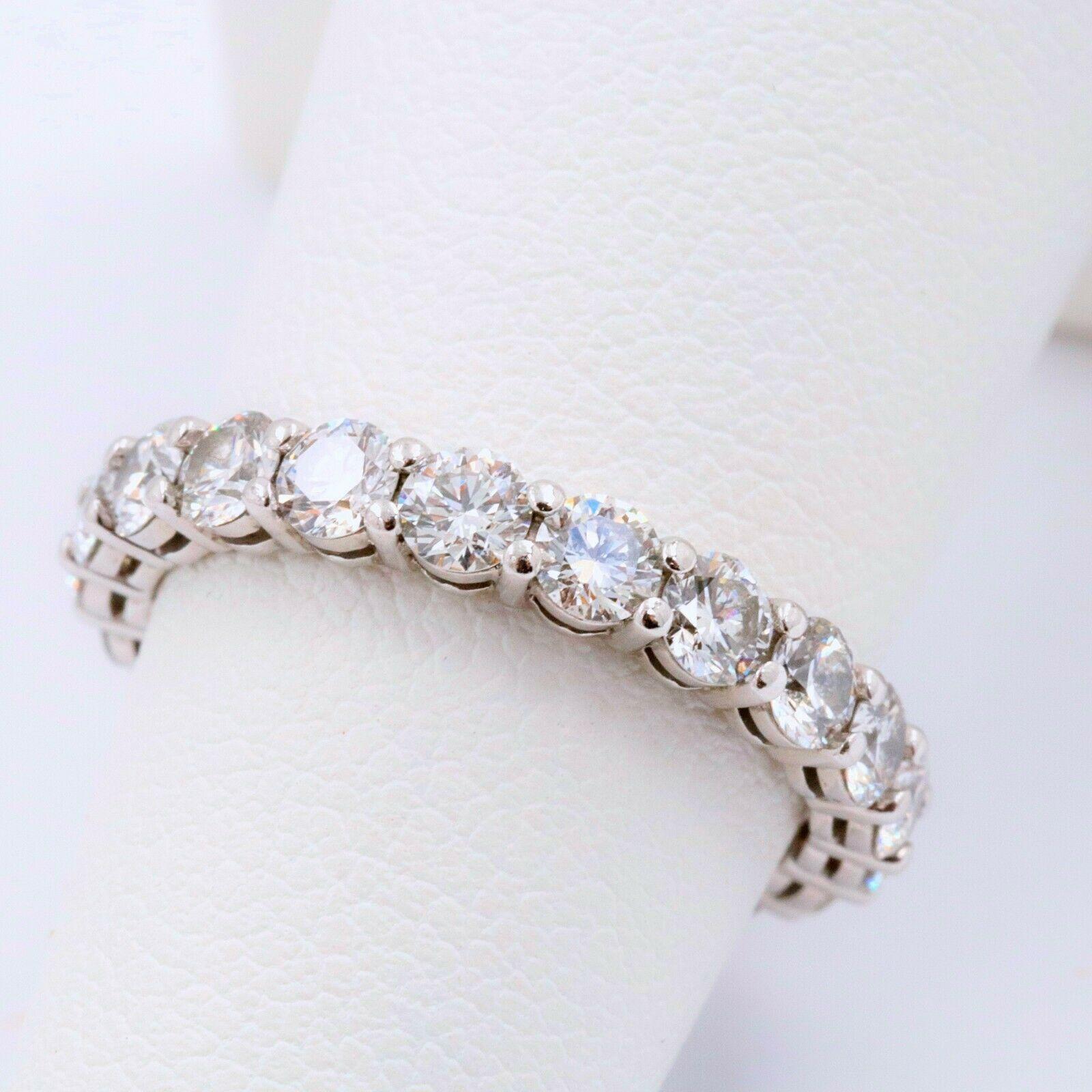Round Cut Tiffany & Co. Full Circle Round Diamond Embrace Band Ring 1.76 Carat Platinum