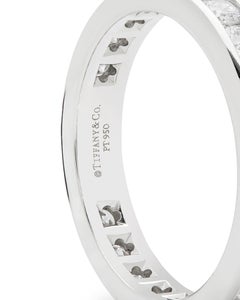 Tiffany & Co Full diamond platinum ring 1.50ct