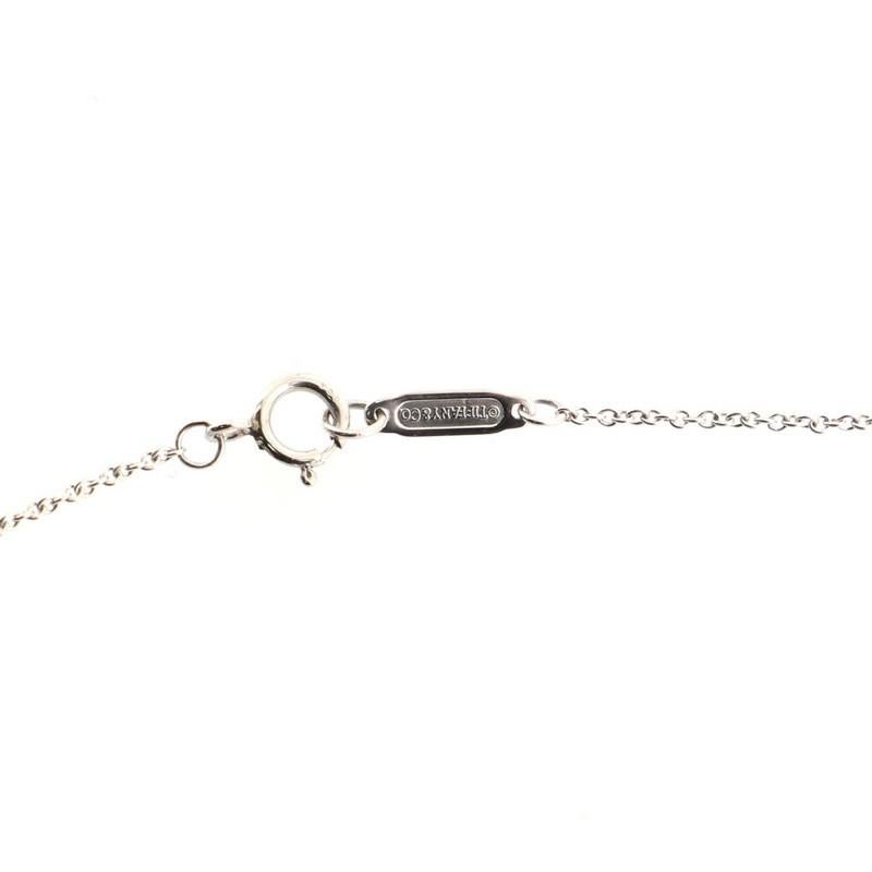 tiffany flower necklace silver