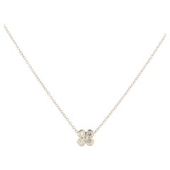 Tiffany & Co. Garden Flower Pendant Necklace Platinum and Diamonds