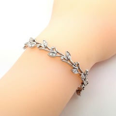 Tiffany & Co Garland 2.25ct Diamond Platinum Tennis Bracelet