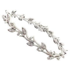 Tiffany & Co. Bracelet tennis Garland en platine avec diamants de 2,25 carats