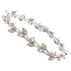 Tiffany & Co Garland 2.25ct Diamond Platinum Tennis Bracelet