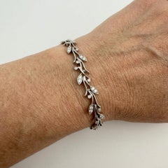 Tiffany & Co. Garland Diamond Platinum Bracelet