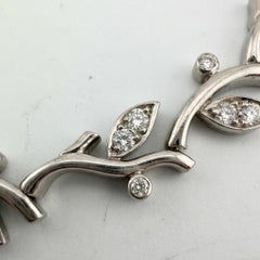 Tiffany & Co. Garland Diamond Platinum Necklace