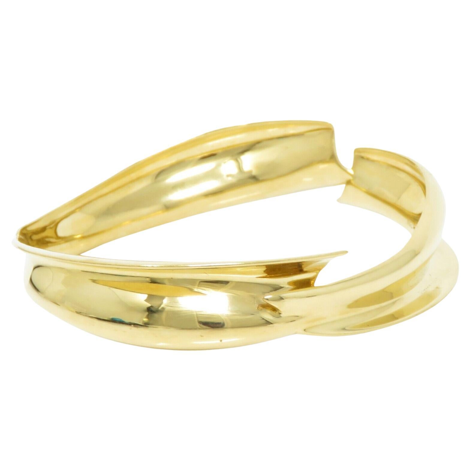 Tiffany & Co. Gehry 18 Karat Goldarmband 50 Gramm im Zustand „Hervorragend“ im Angebot in Chicago, IL