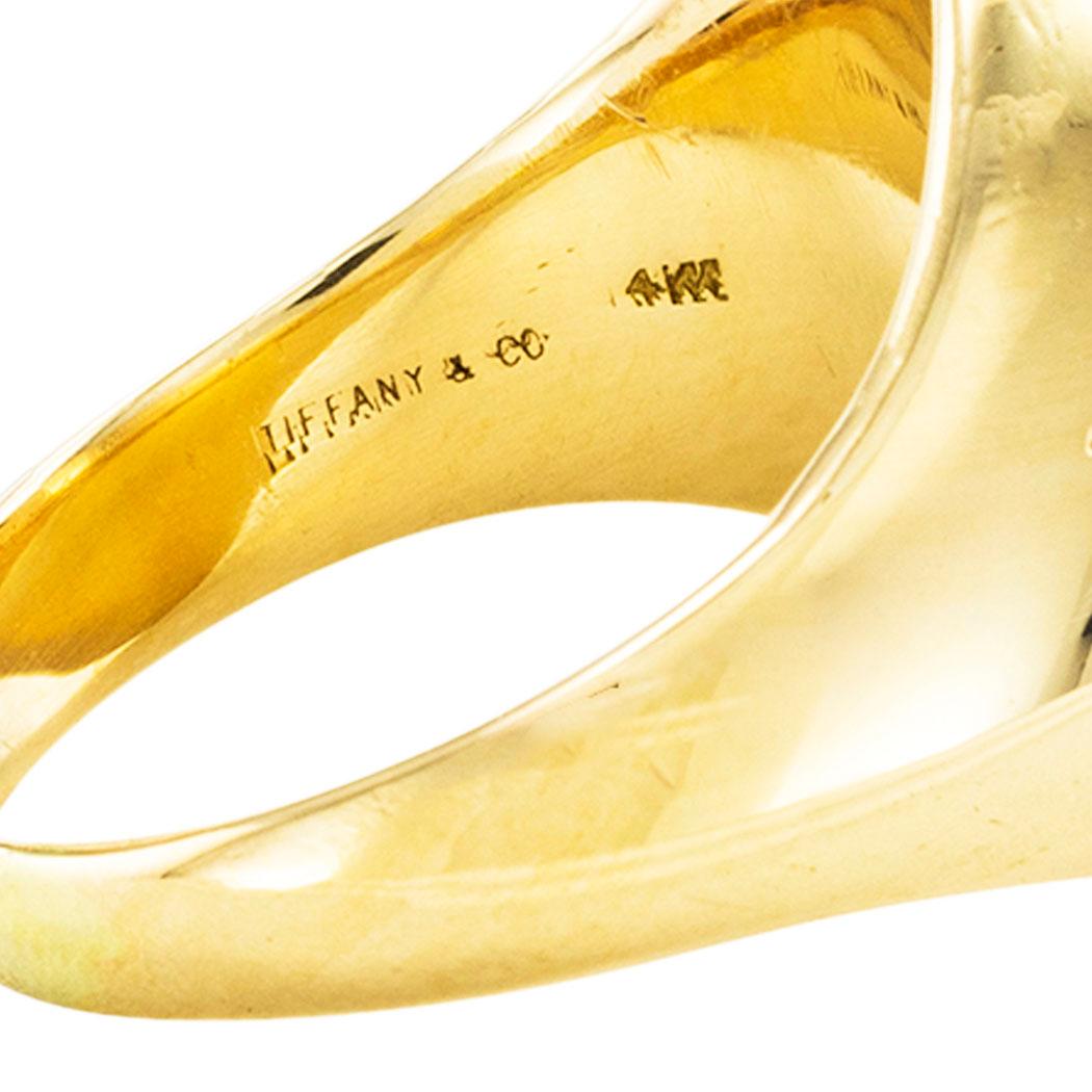 Tiffany & Co. Gentlemans Gold Signet Ring 2