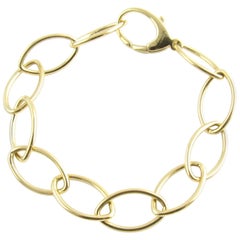 Tiffany & Co. Allemagne Bracelet à maillons ovales en or jaune 18 carats