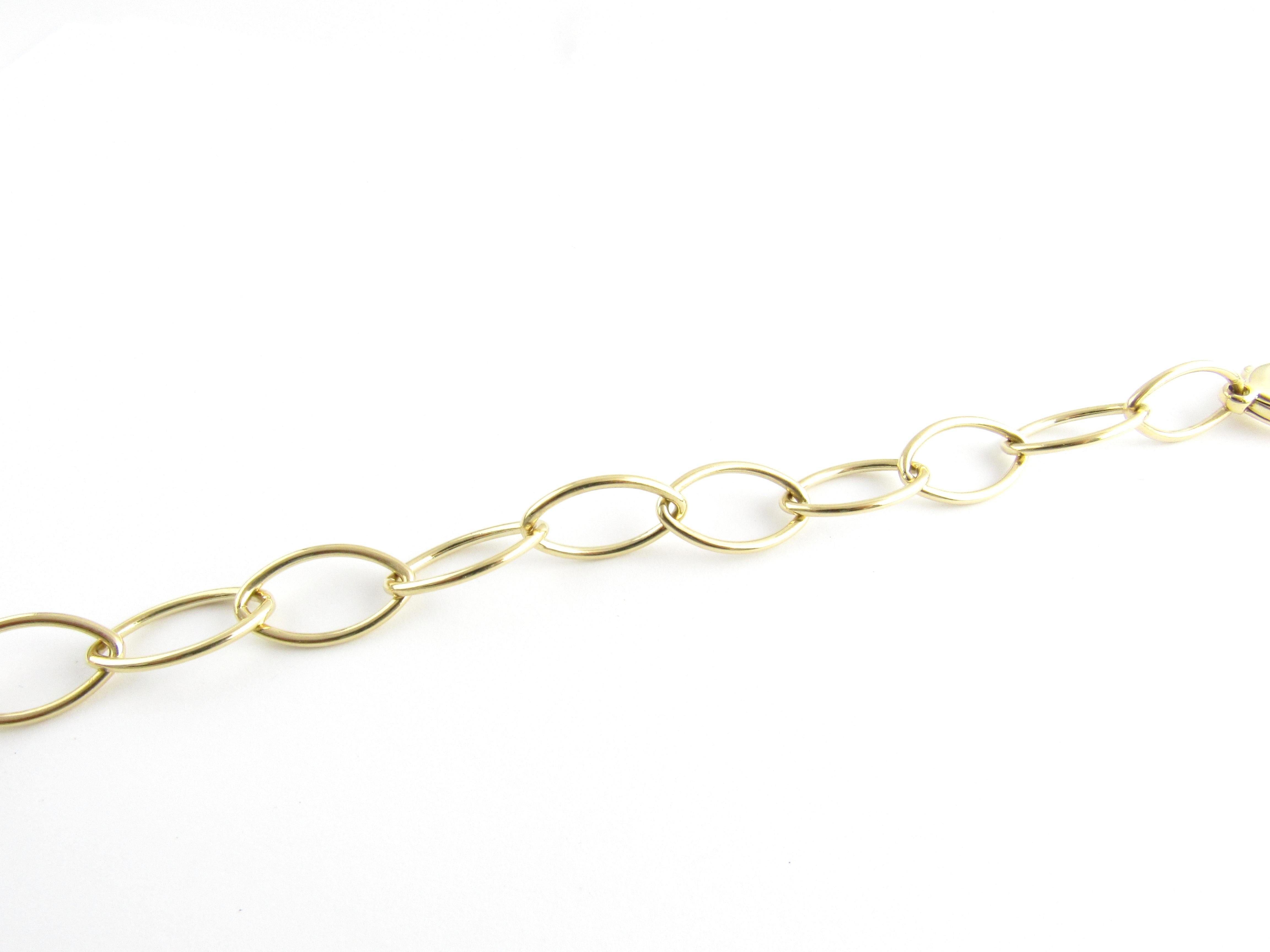 Tiffany & Co. Germany 18 Karat Yellow Gold Oval Link Bracelet In Good Condition In Washington Depot, CT