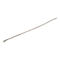 Tiffany & Co. Germany Aztec Etched Zig Zag Tube Bead Necklace