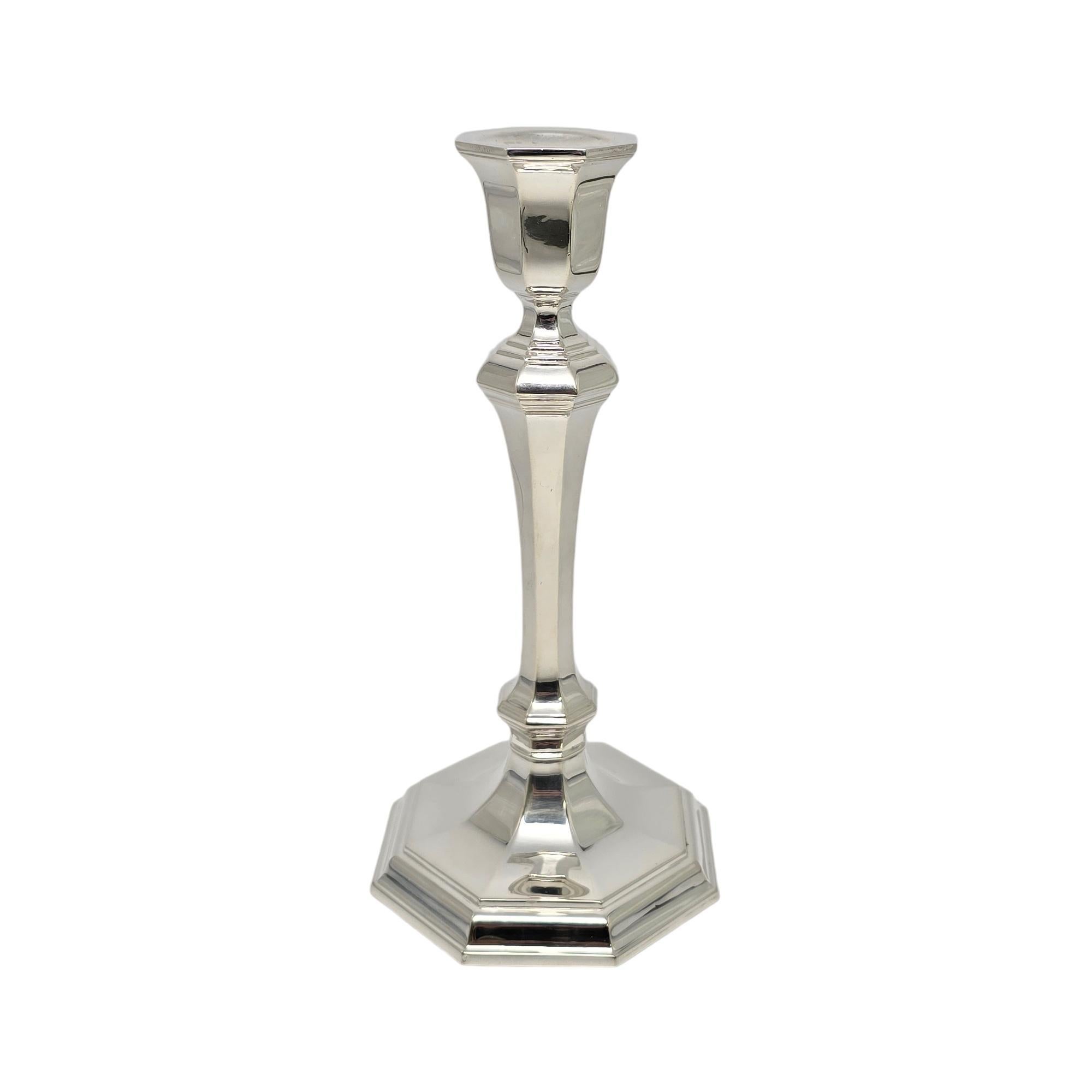 Tiffany & Co Germany Sterling Silver Candlestick Holder #18880 In Good Condition For Sale In Washington Depot, CT