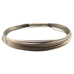 Tiffany & Co Germany Sterling Silver Multi-Strand Wire Bracelet #19077