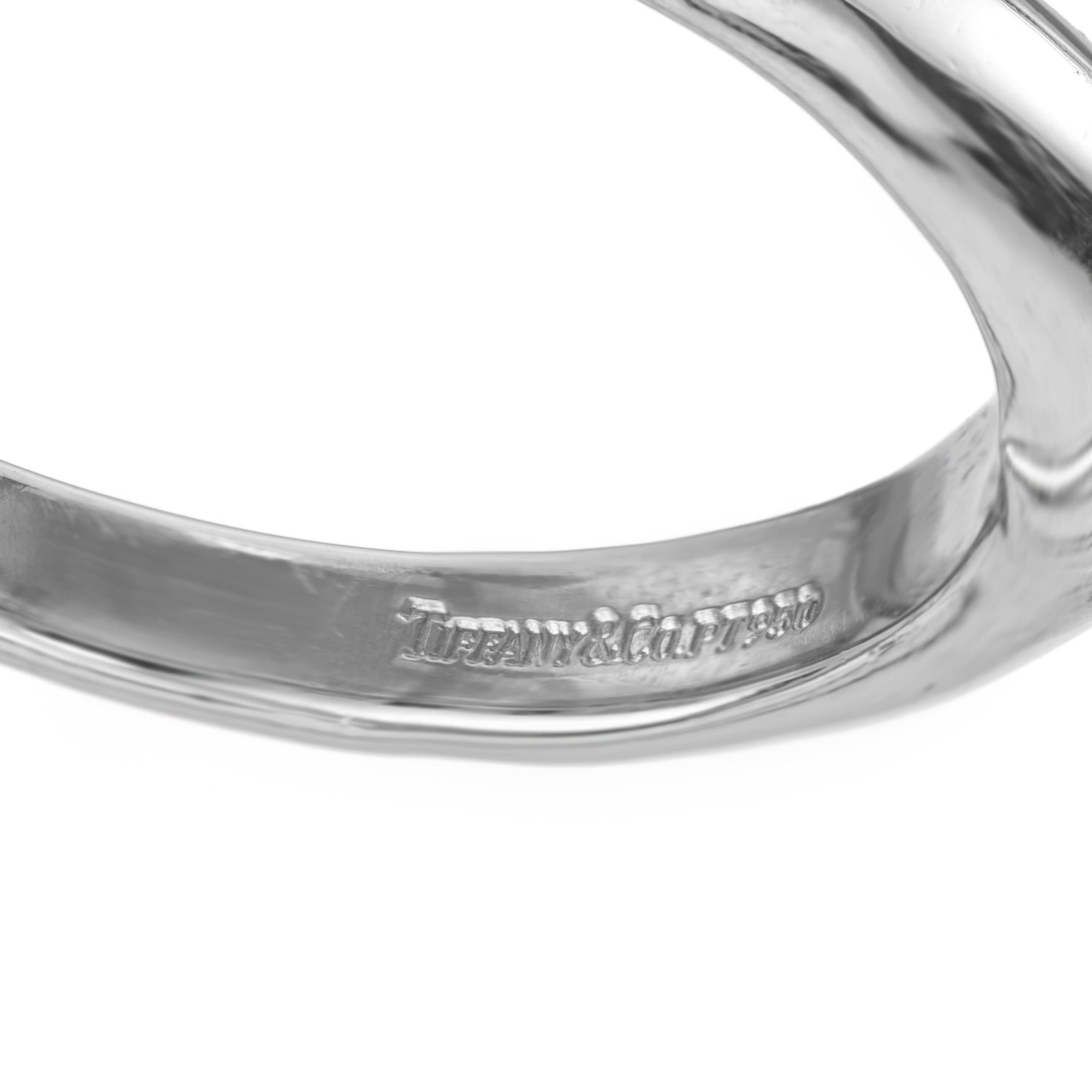 Tiffany & Co. Verlobungsring, GIA 1,00 Karat runder Diamant Platin Solitär 2