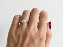 Tiffany & Co. GIA 1.24 Carat H VS1 Round Diamond Platinum Engagement Ring