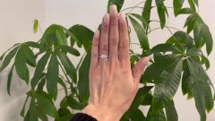 Tiffany & Co. GIA 1.29 Carats Round Brilliant Cut Diamond Platinum Ring