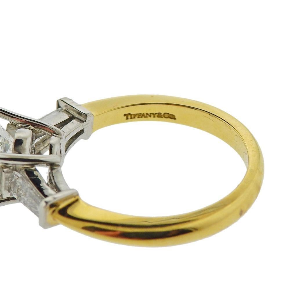 Women's Tiffany & Co GIA 3.03 Carat I VS1 Diamond Platinum Engagement Ring