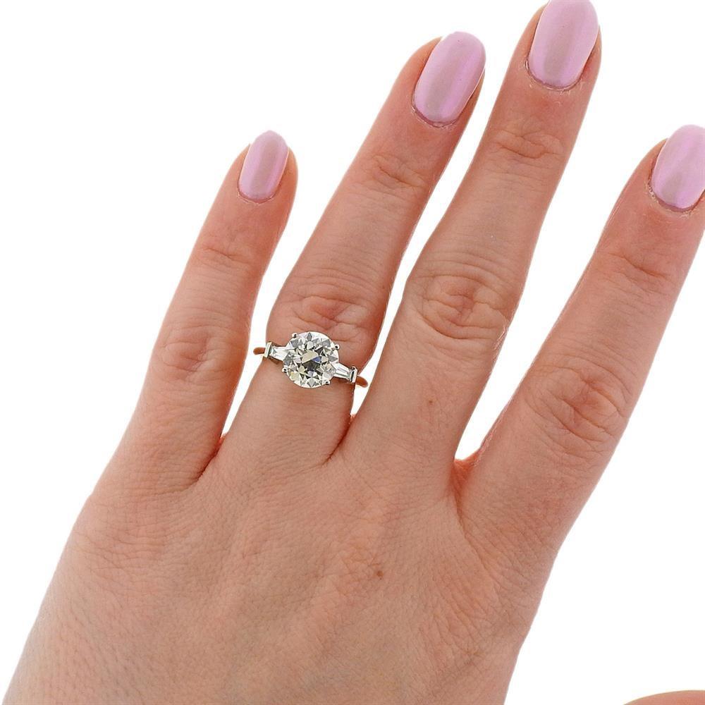 Tiffany & Co GIA 3.03 Carat I VS1 Diamond Platinum Engagement Ring 1