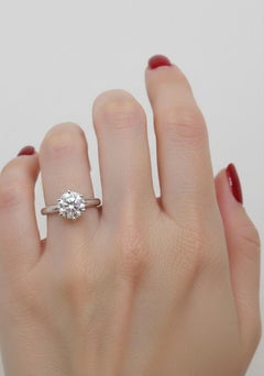 Tiffany & Co. GIA Certified 1.10 Carat D-VS1 Diamond Solitaire Ring