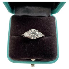 Tiffany & Co. GIA Certified 1.48 Carat Round Brilliant Diamond Ring