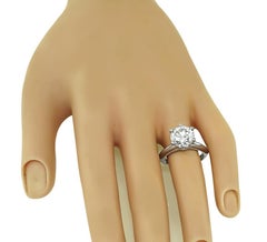 Tiffany & Co GIA Certified 3.40ct Diamond Solitaire Engagement Ring