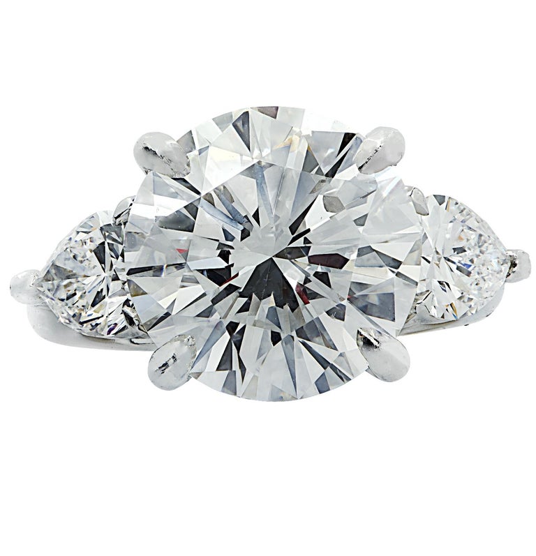 Tiffany and Co. GIA Certified 5.26 Carat Diamond Engagement Ring at 1stDibs