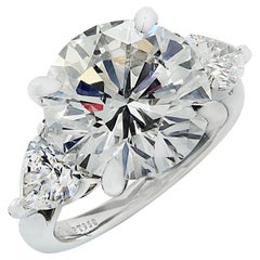 Tiffany & Co. GIA Certified 5.26 Carat Diamond Engagement Ring
