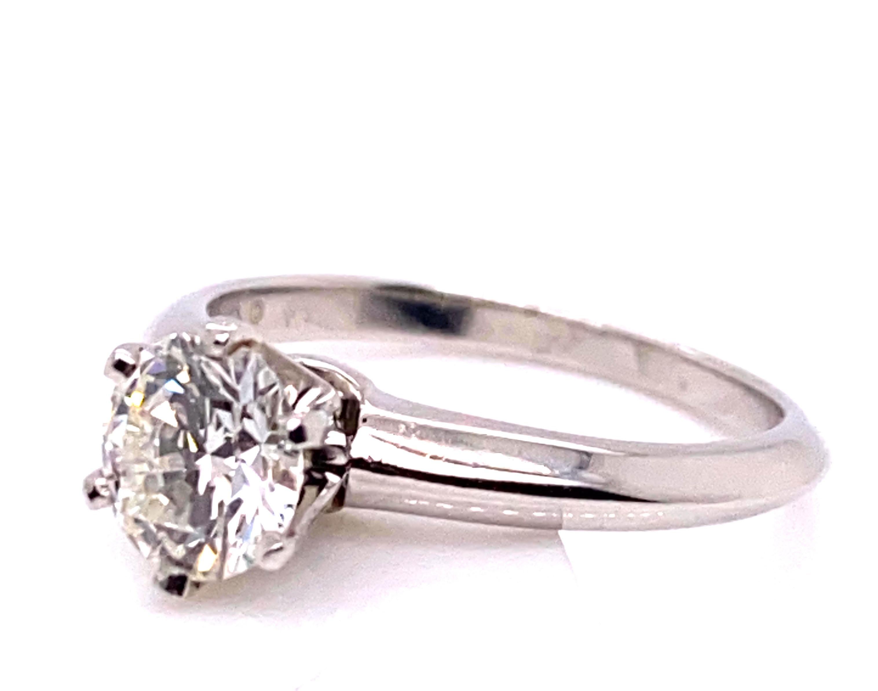 Women's Tiffany & Co. GIA Certified .90ct G-VVS1 XXX Diamond Solitaire Engagement Ring For Sale