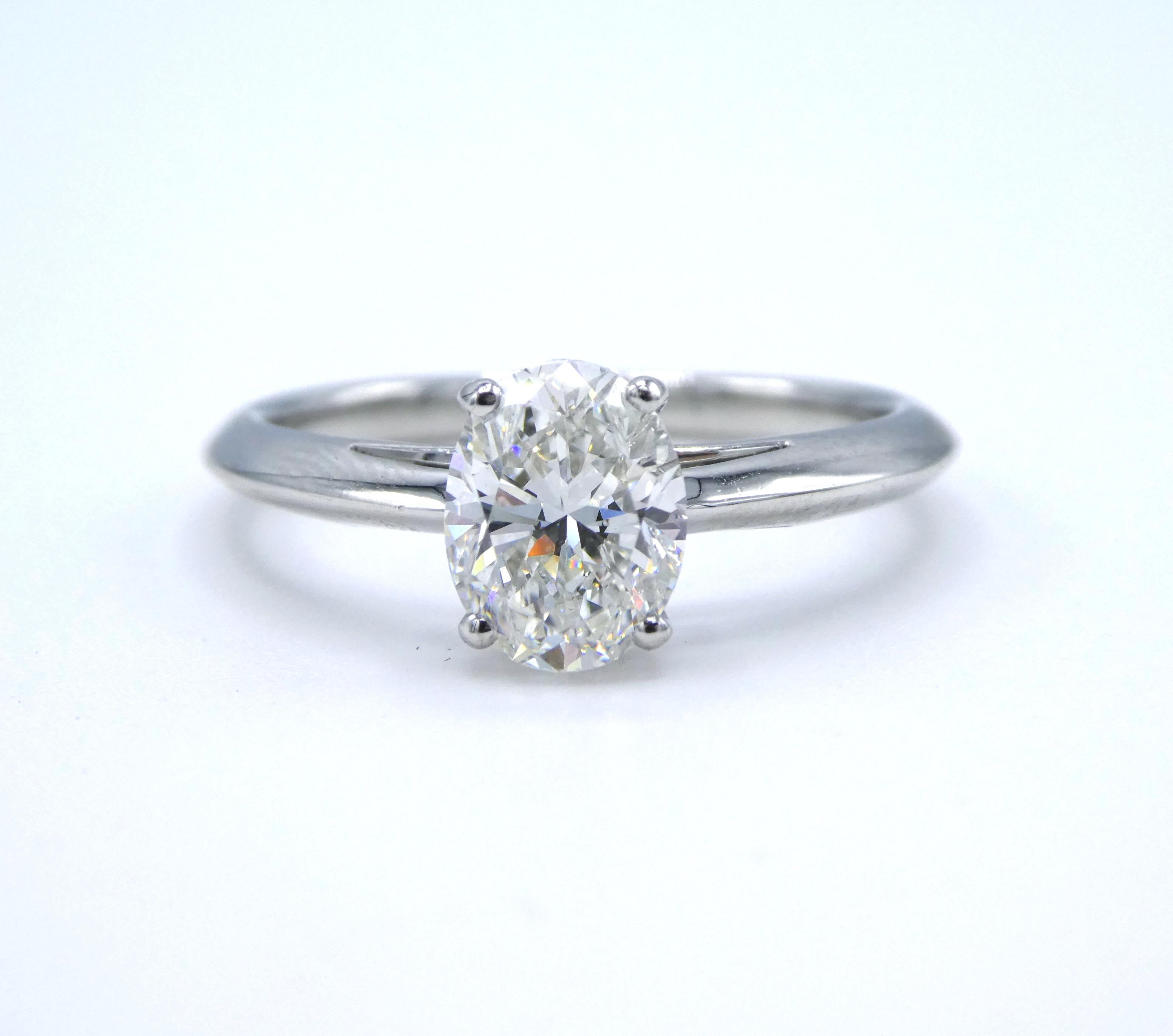 tiffany oval engagement ring