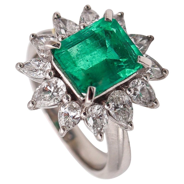 TIFFANY and CO Anillo de cóctel de platino certificado Gia y