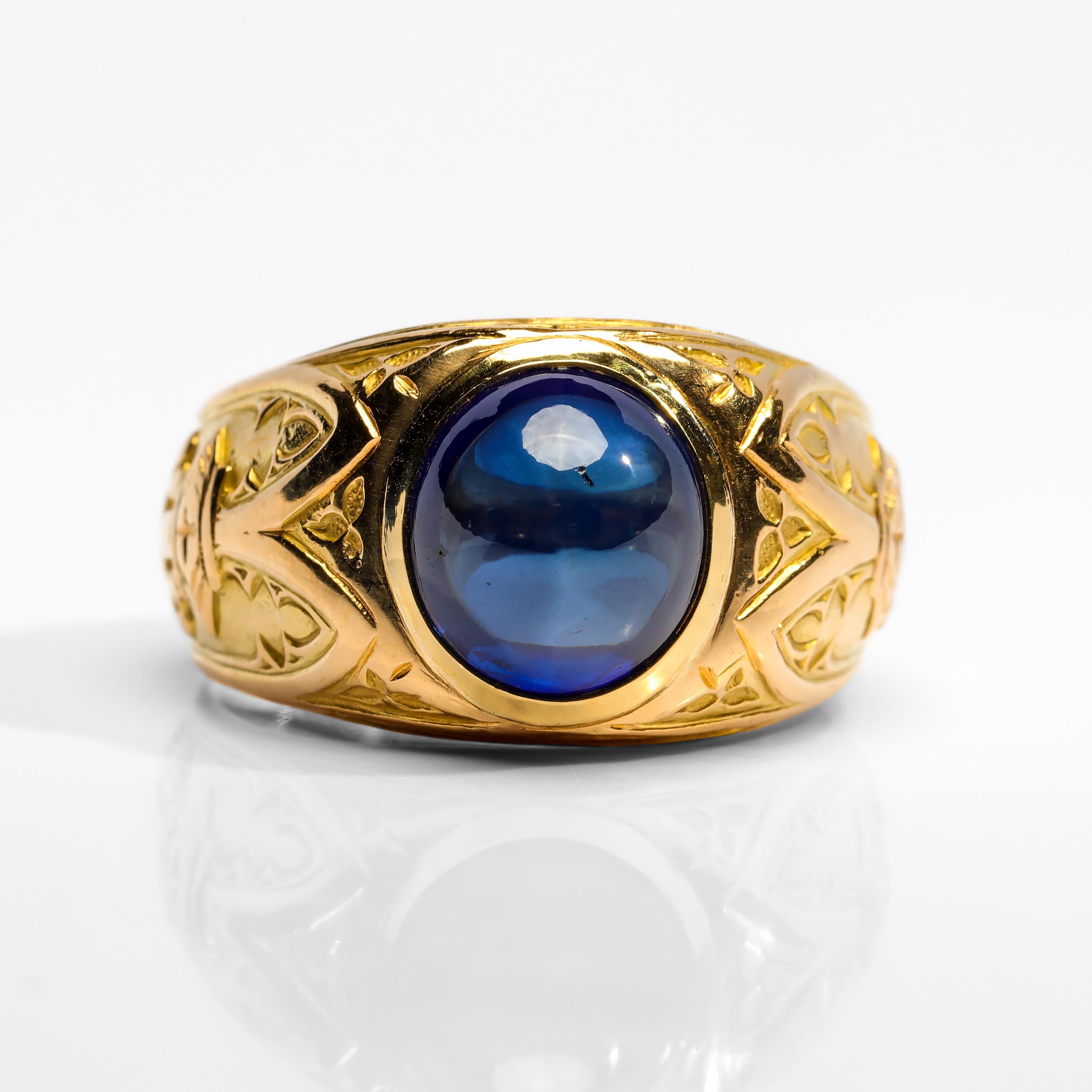 mens sapphire rings