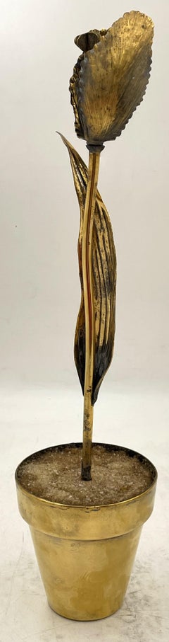 Tiffany & Co. Gilt Sterling Silver Flower in a Pot