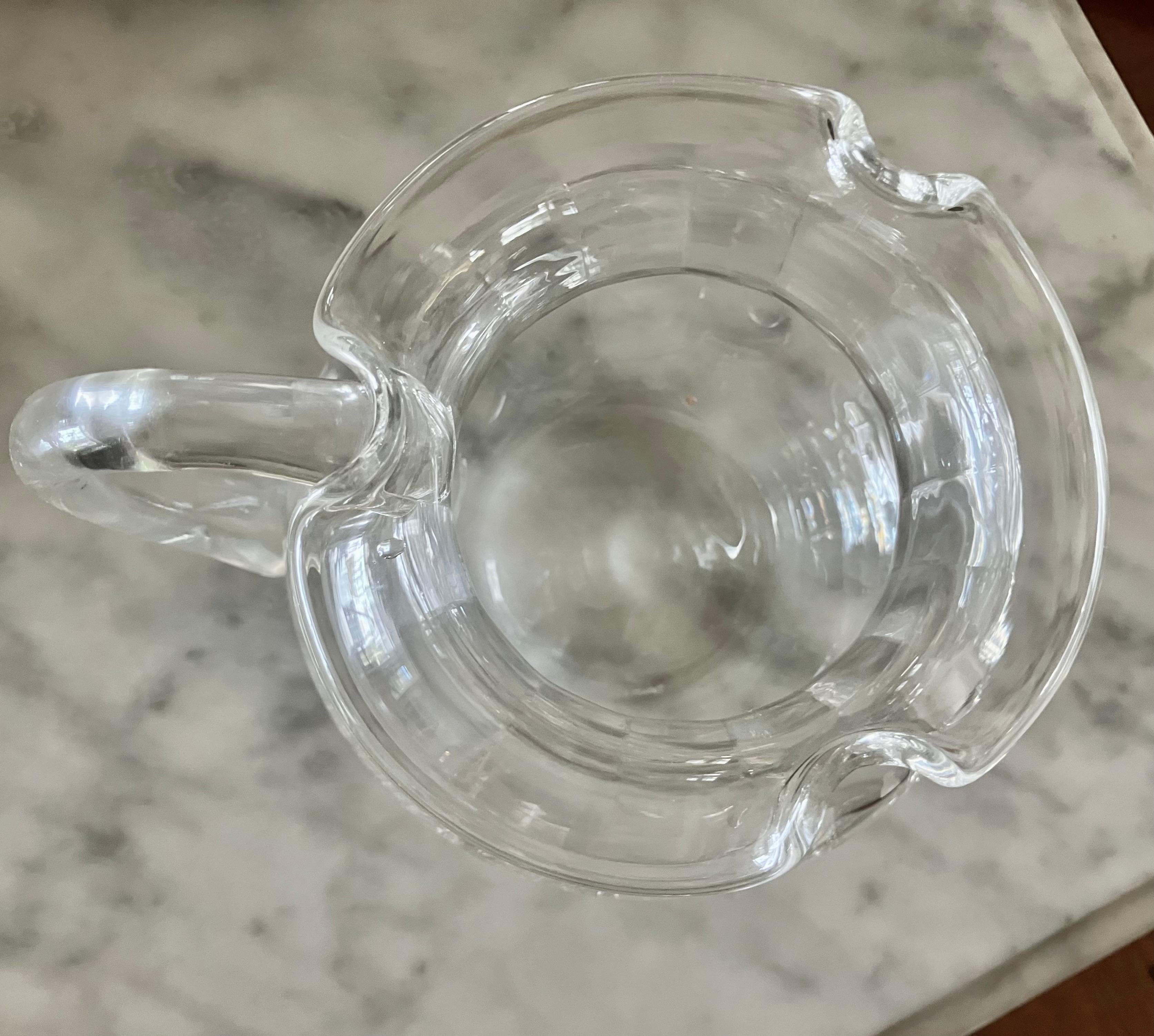 American Tiffany & Co. Glass Pitcher For Sale