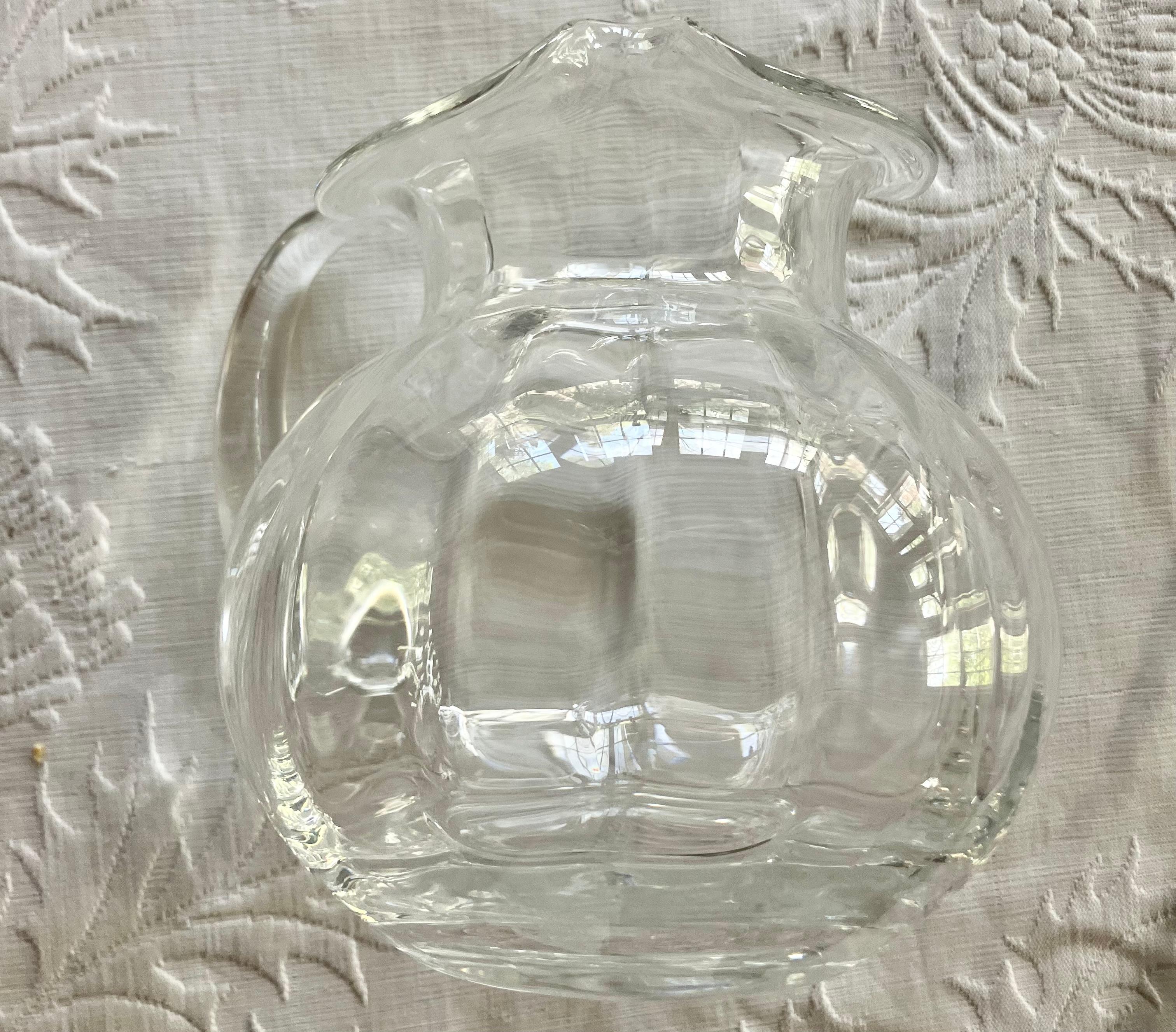 Tiffany & Co. Glass Pitcher For Sale 1