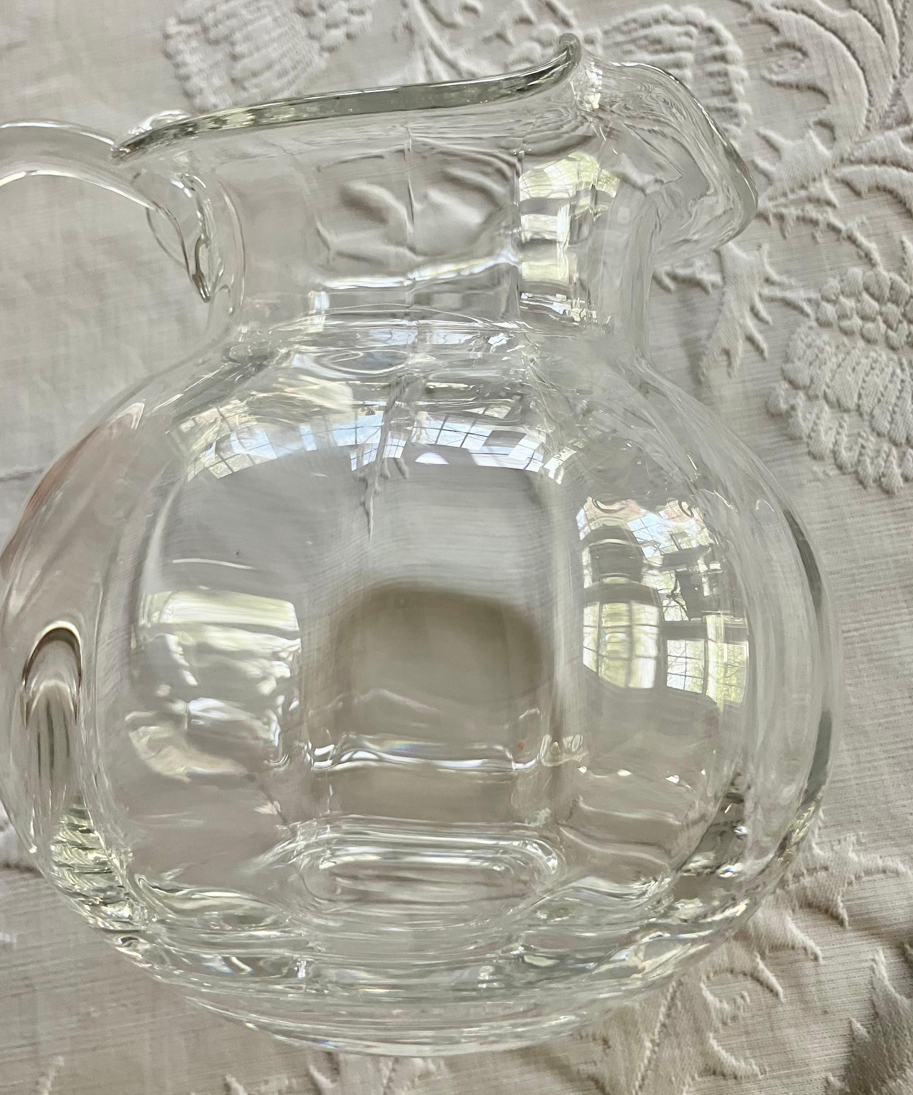 Tiffany & Co. Glass Pitcher For Sale 3