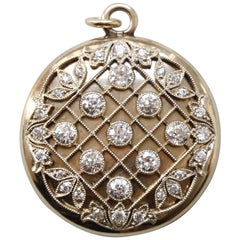 Antique Tiffany & Co. Gold and Diamond Secret Locket