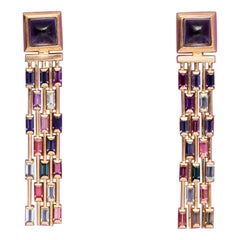 Tiffany & Co. Gold and Gemstone Earrings