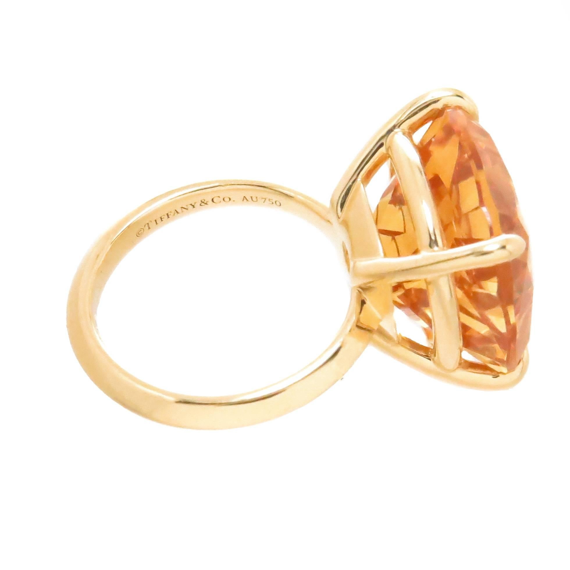 tiffany citrine ring