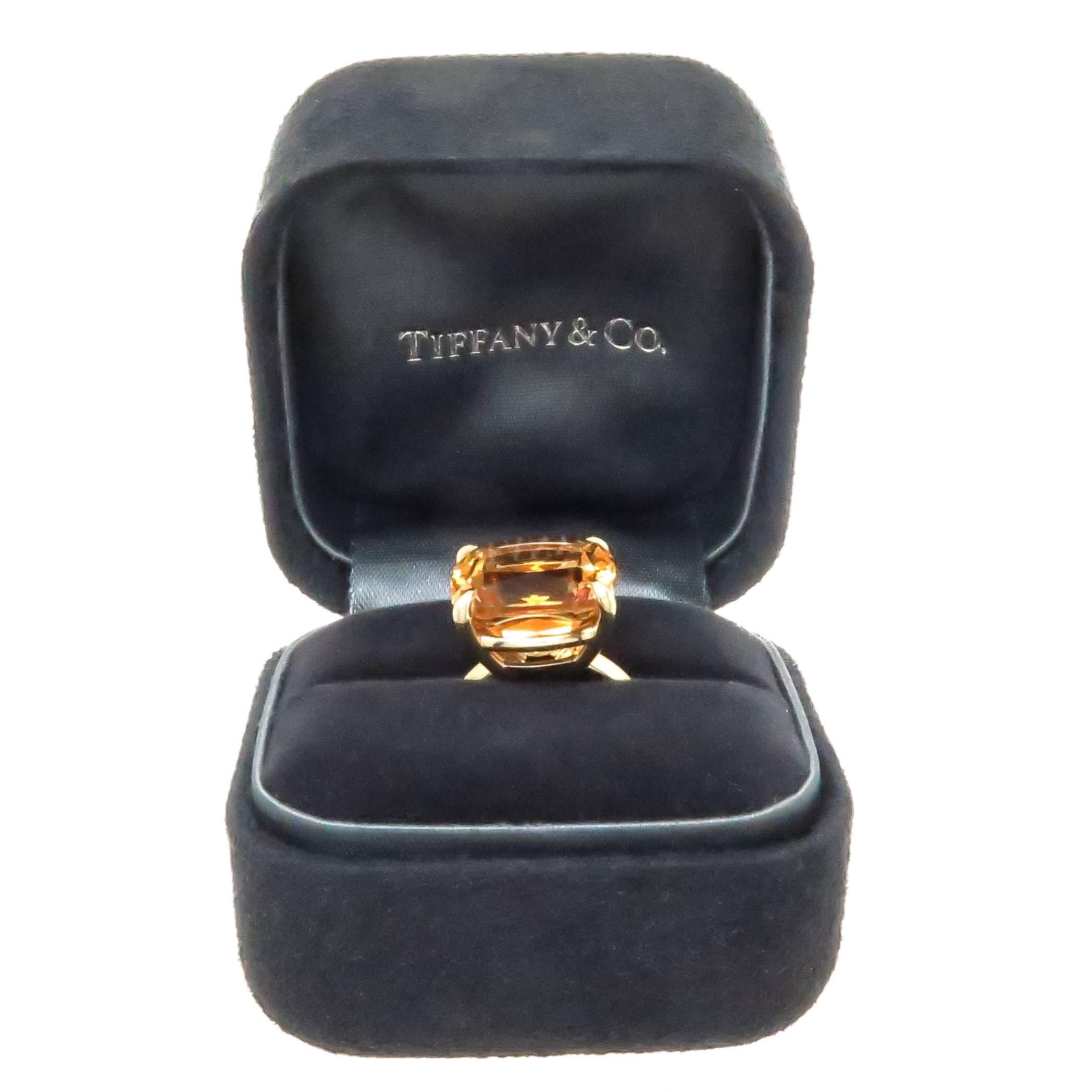 tiffany citrine sparkler ring