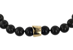 Tiffany & Co. Collier en or et onyx